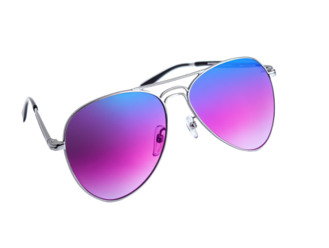 Isolated Gradient Tint Sunglasses