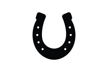 Lucky furcula wishbone icon silhouette on white background