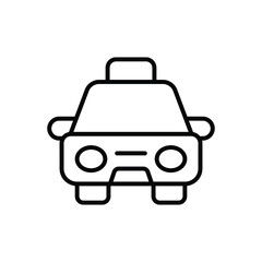 Obraz premium Taxi icon vector stock illustration
