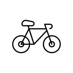 Bicycle icon vector stock illustration