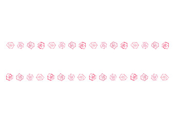 手書きバラフレーム2