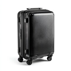 Stylish Black Carry on Suitcase Perfect for Travel Adventures Durable Hard Shell Luggage with Wheels