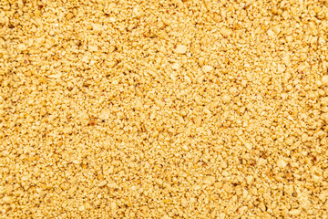 Close-up of crushed sesame seeds