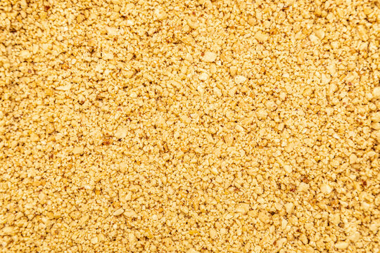 Close-up of crushed sesame seeds
