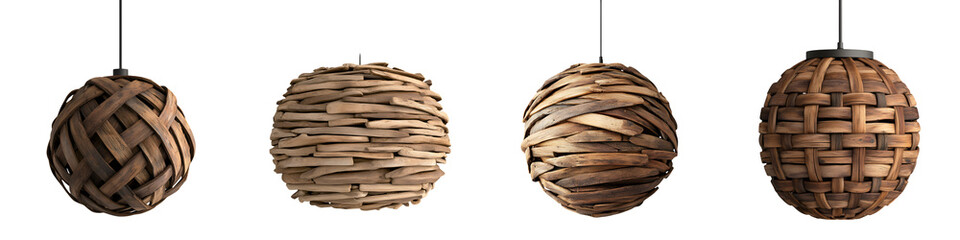 Artisanal wooden pendant lighting for modern interiors