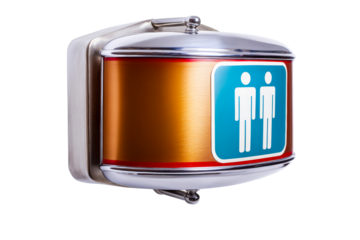 Mens restroom sign with modern design for easy identification