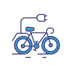 Fototapeta premium E-Bike Icon vector stock illustration