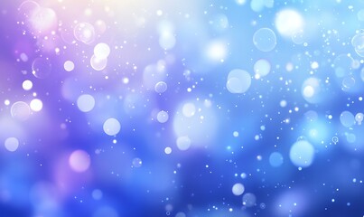 Obraz premium Abstract Blue Purple Bokeh Background Sparkling Lights Festive Design