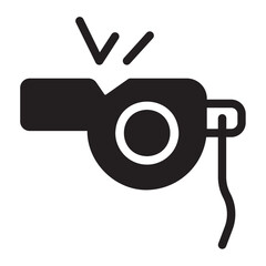 Whistle  glyph icon