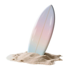 surf board with sand