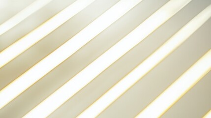 Obraz premium White canvas with light, evenly spaced yellow stripes for a clean, uncluttered business presentation slide