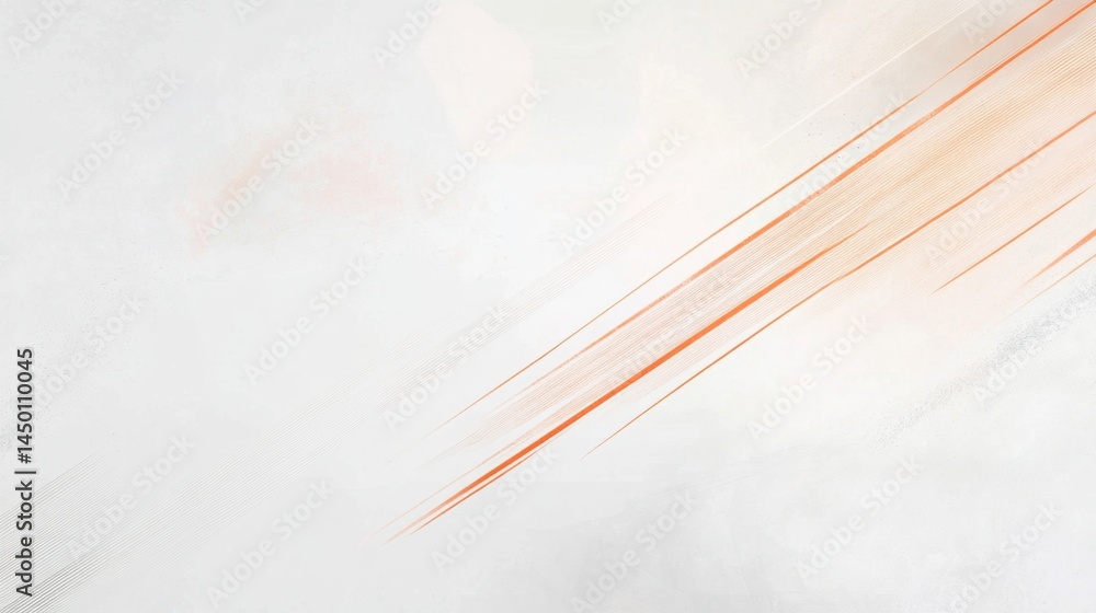 Poster elegant white presentation slide background with faint orange horizontal lines adding gentle visual 