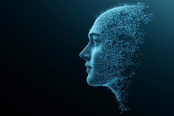 Digital human avatar represents an individual in an online environment showcasing technological innovation and creativity