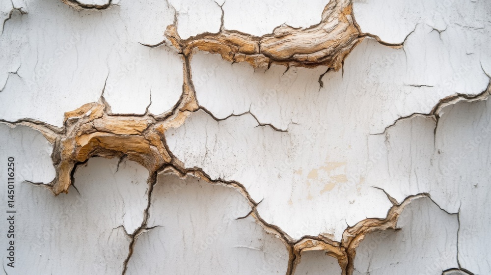 Aufkleber clean white backdrop with light brown cross-grain bark patterns, creating a subtle and warm organic 