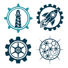 set of nautical elements