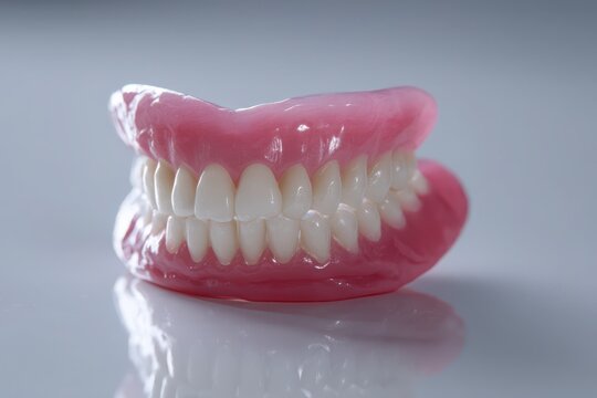 Full denture on display