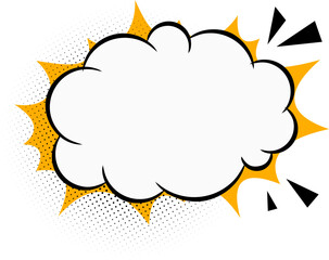 Comic Cloud Explosion