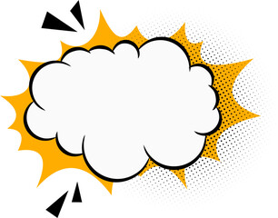 Comic Cloud Explosion
