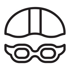 Swimming Cap line icon