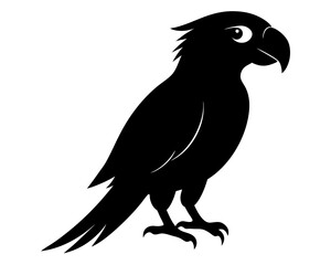 Parrot Bird Vector Design – Tropical Parrot SVG File