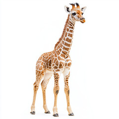 Fototapeta premium giraffe on white background