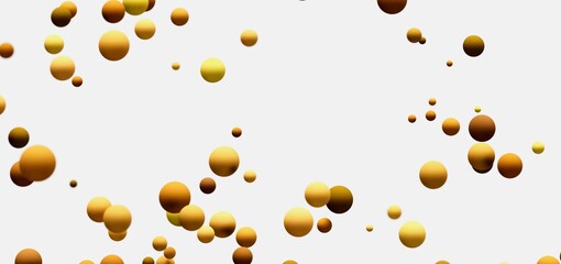 Abstract background with golden bubbles, perfect for celebration, luxury, and festive designs.
