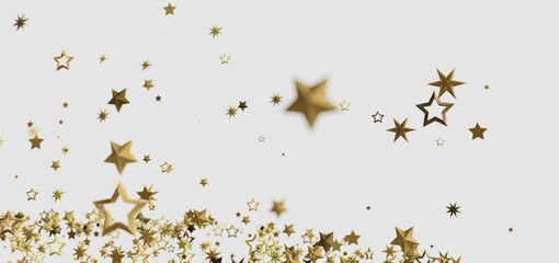 Elegant background with gold stars, perfect for festive designs.