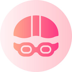 Swimming Cap gradient icon