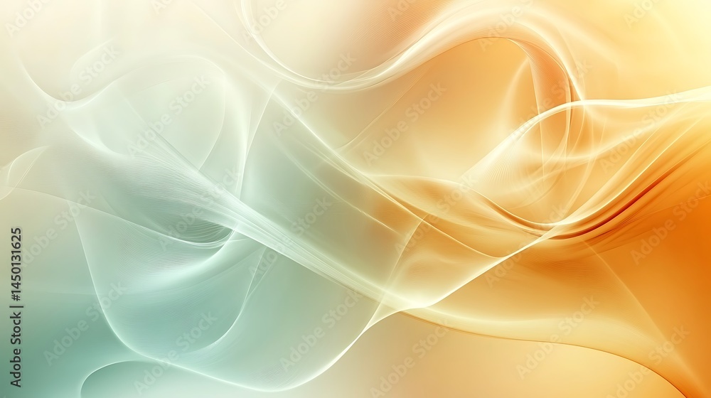 Poster abstract flow of colors: an ethereal blend of colors in swirling patterns evokes a sense of fluidity