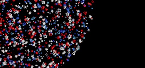 Celebrate with this festive background of red, white, and blue stars. Perfect for Independence Day!