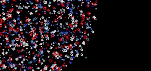 Celebrate with this vibrant background of red, white, and blue stars. Perfect for Independence Day!