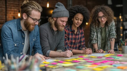 A corporate team brainstorming strategies for improving customer retention in B2B markets, focusing on loyalty programs, personalized outreach, and value-added services