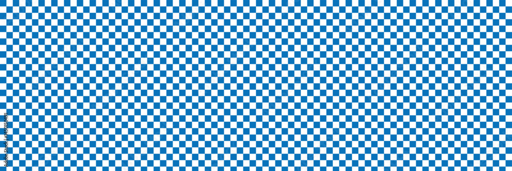 Aufkleber pastel blue checkered. blue and white checkerboard pattern background. checkered seamless background