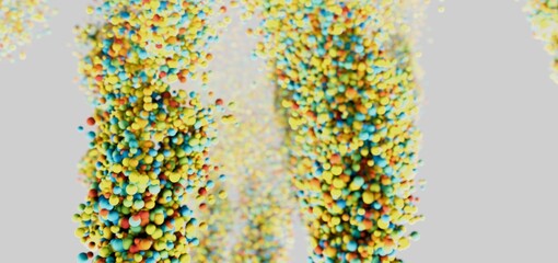 Vibrant, swirling colorful spheres. Perfect for backgrounds, websites, and more!