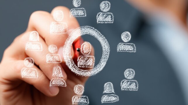 A business consultant helping a B2B organization define their target market more precisely, analyzing data to create ideal customer profiles and more effective outreach campaigns