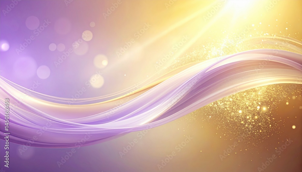 Poster dynamic light waves abstract background digital art colorful atmosphere close-up view creative conce