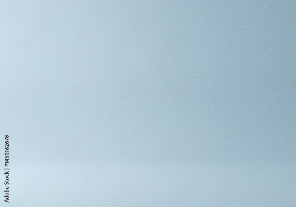 Poster minimalist abstract blue background empty space, soft gradient for design, modern template.
