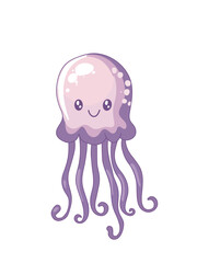 Friendly octopus for kids design