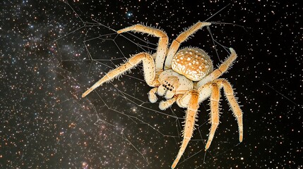 Spider on cosmic web