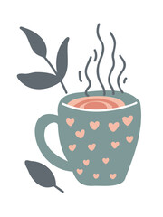cozy tea mug