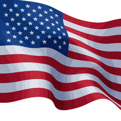 Fototapeta premium Saluting America: The Power of Freedom and Independence