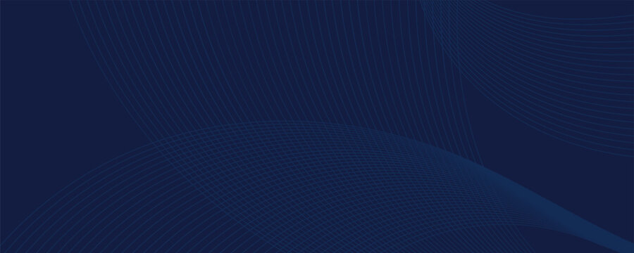 Elegant abstract background featuring a dark blue gradient with fine geometric line patterns