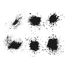 Black Ink Splatter Collection