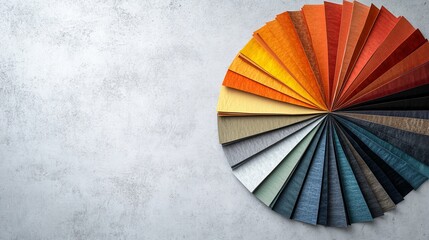 Obraz premium Vibrant Color Palette Swatches Design Samples Texture Backgrounds Professional High Resolution Image Warm Tones Cool Tones Autumnal Hues Trendy Design Elements Graphic 