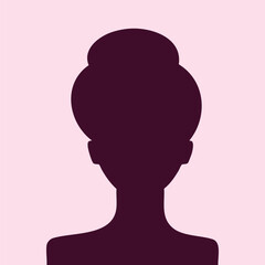 Woman silhouette vector illustration