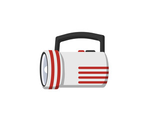 png headlight flashlight flat vector modern flashlight design torch glasses object energy electric pocket light dark flexible ray







