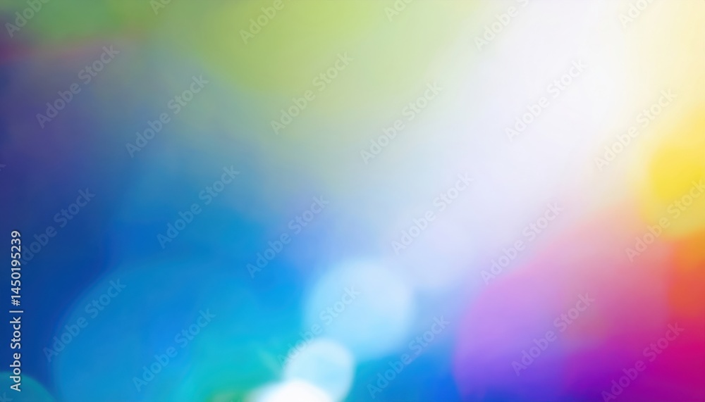 Aufkleber dreamy multicolor gradient blur for web backgrounds, print design, and branding visuals abstract sof