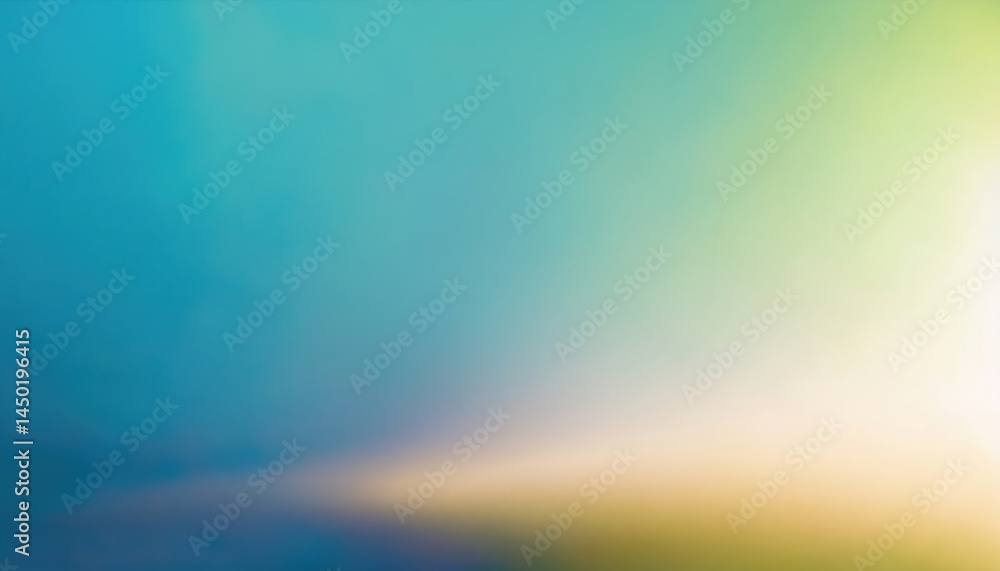 Poster sunlit gradient background with blue to yellow tones ideal for web design, branding, print layouts, 