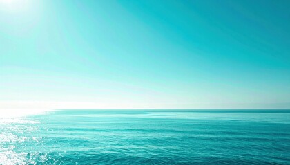 Obraz premium Calm ocean waves seaside nature photography tranquil environment aerial view serenity and peace