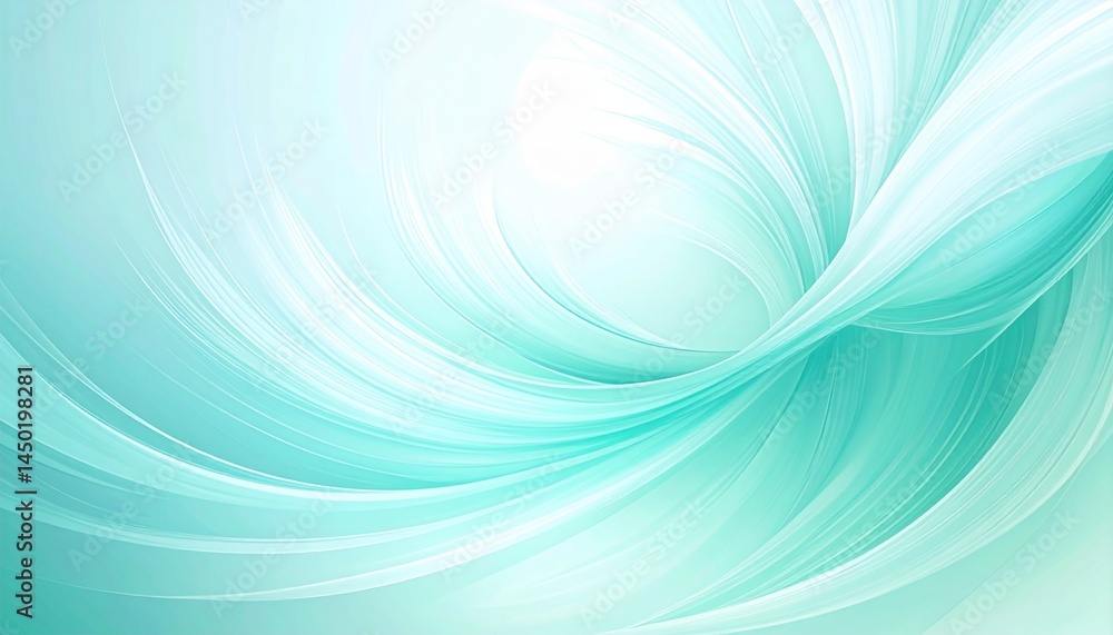 Poster dynamic flowing abstract background design digital art contemporary soft color palette minimalist cr